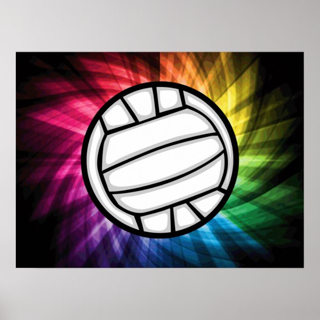 Volleyball; spektrum poster (Framsidan)