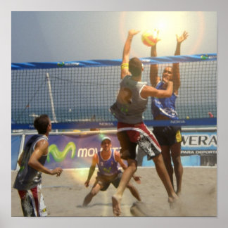 Volleyball-spel Poster