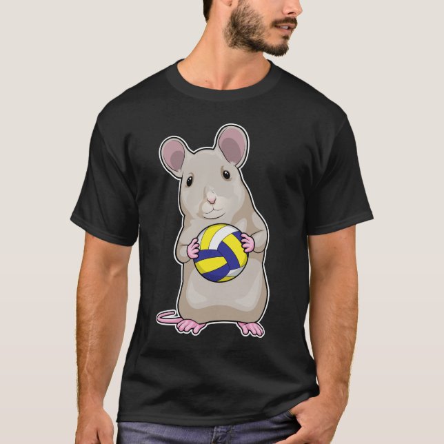Volleyball-spelare T Shirt (Framsida)