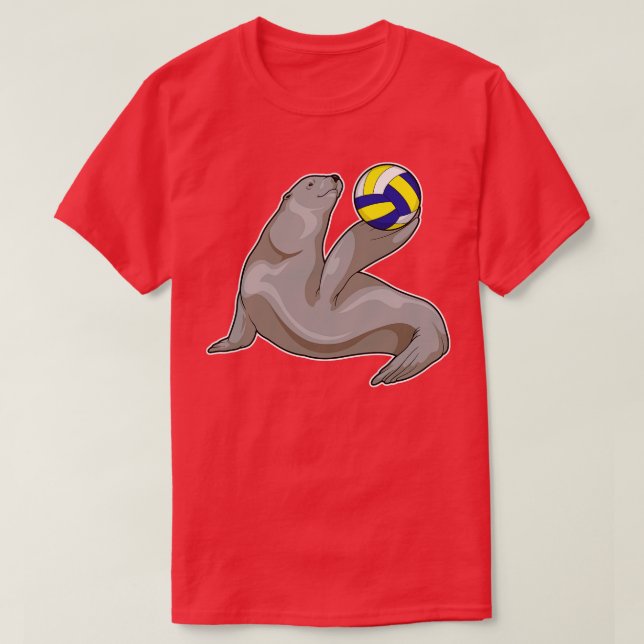 Volleyball-spelare Volleyball 2 T Shirt (Design framsida)