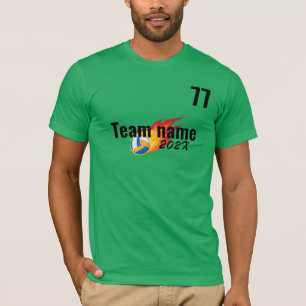 volleyball Sport Team Fält dag Cheer Squad T Shirt