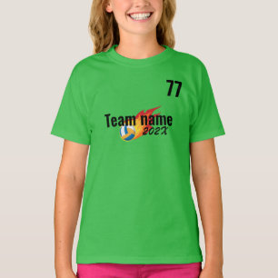 volleyball Sport Team Fält dag Cheer Squad T Shirt