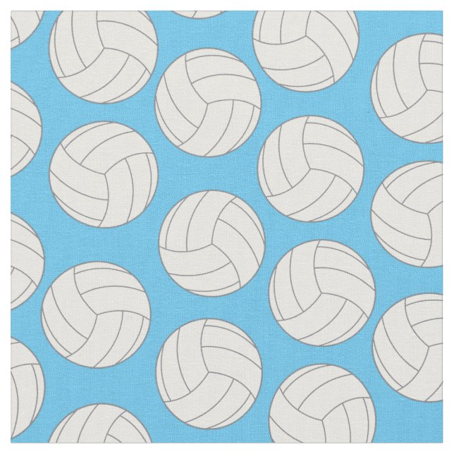 Volleyball Sports Blue Tyg (Närbild)