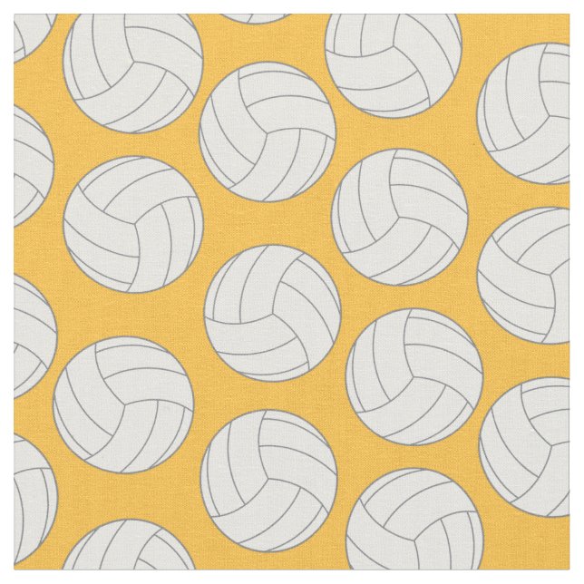 Volleyball Sports Guld Tyg (Närbild)