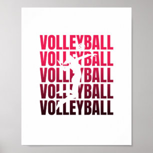 Volleyball Sports Presentationer från träningste Poster