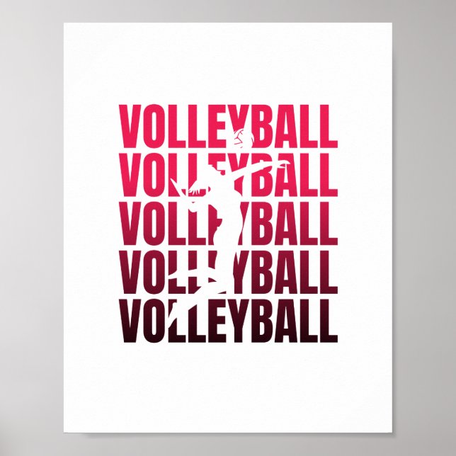Volleyball Sports | Presentationer från träningste Poster (Framsidan)