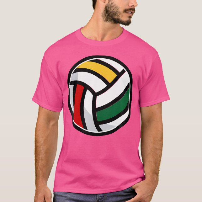 Volleyball Sports Vball T Shirt (Framsida)