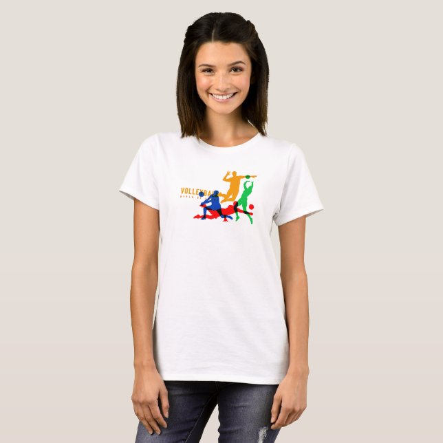 Volleyball Sports | Wonen's T-Shirt (Hel framsida)