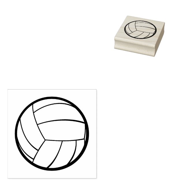 volleyball stämpel (Stämplad)