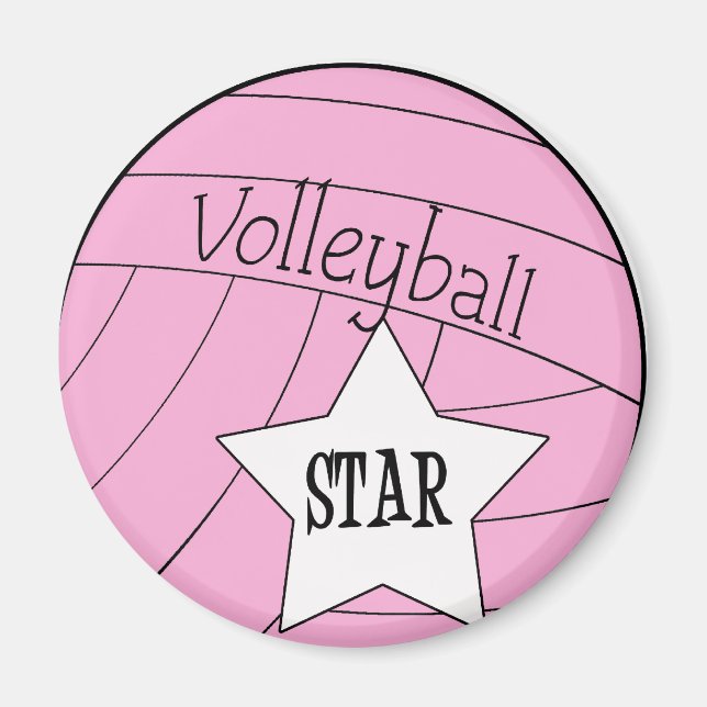 Volleyball Star Magnet (Framsidan)