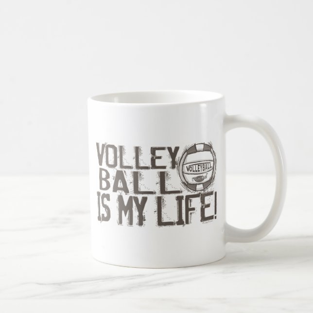 Volleyball Sten Kaffemugg (Höger)