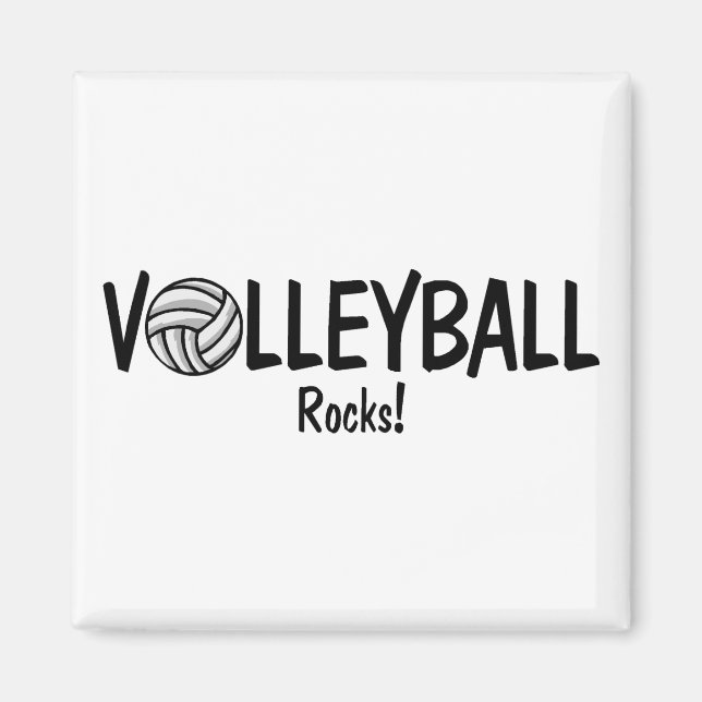 Volleyball Sten Magnet (Framsidan)