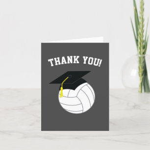 Volleyball Studenten Sports Grått Tack Kort