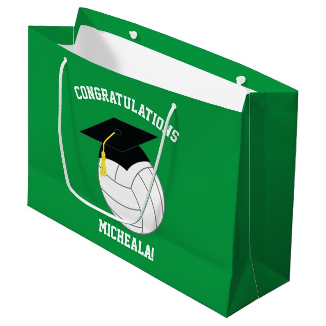 Volleyball Studenten Sports Grönt (Framsidan Vinklad)