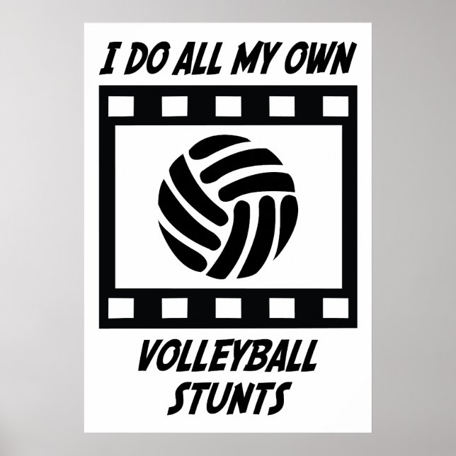 Volleyball Stunts Poster (Framsidan)