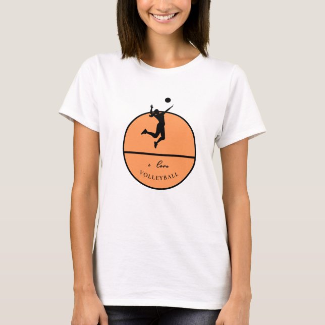 volleyball t shirt (Framsida)