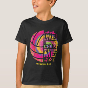 Volleyball T Shirt Tonåring flickor Christian Chri