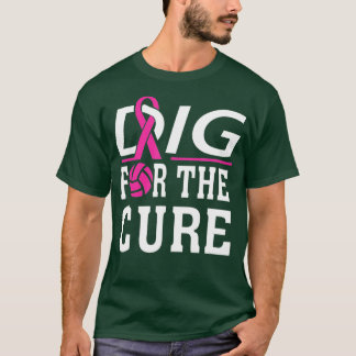 Volleyball Team Breast Cancer Awareness T Shirt