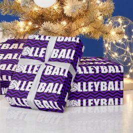 Volleyball Team Färg Gift Wrapping Papper Presentpapper