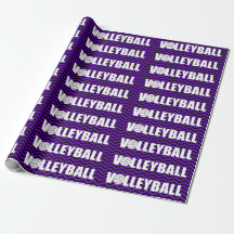 Volleyball Team Färg Gift Wrapping Papper