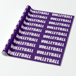 Volleyball Team Färg Gift Wrapping Papper Presentpapper