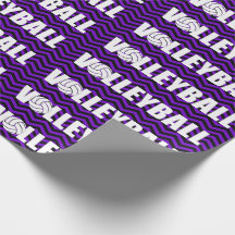 Volleyball Team Färg Gift Wrapping Papper