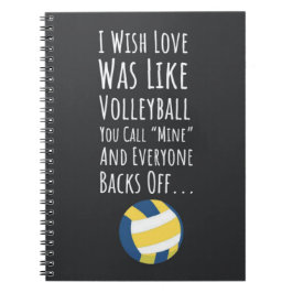 Volleyball Team Gifts Bulk Anteckningsbok