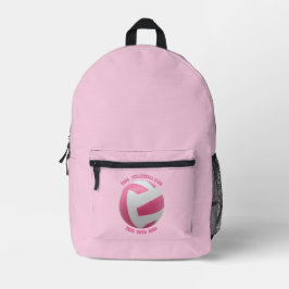 Volleyball Team Name Custom Sports Rose pink Print
