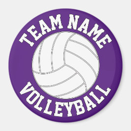 Volleyball Team Namn och Färg Anpassade Sports Magnet