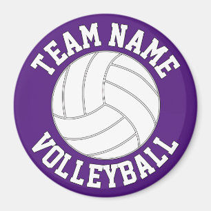 Volleyball Team Namn och Färg Anpassade Sports Magnet