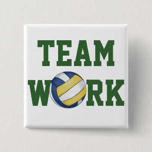 Volleyball Team Namn och nummer Knapp