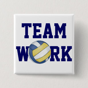 Volleyball Team Namn och nummer Knapp