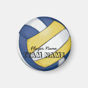 Volleyball Team Namn och nummer Magnet