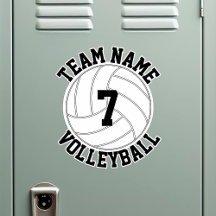 Volleyball Team Namn & Player Number Anpassningsba