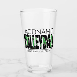 Volleyball Team Player ADD NAMN School Top Idrotts Glaskopp