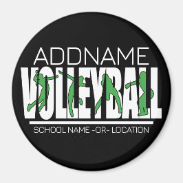 Volleyball Team Player ADD NAMN School Top Idrotts Magnet