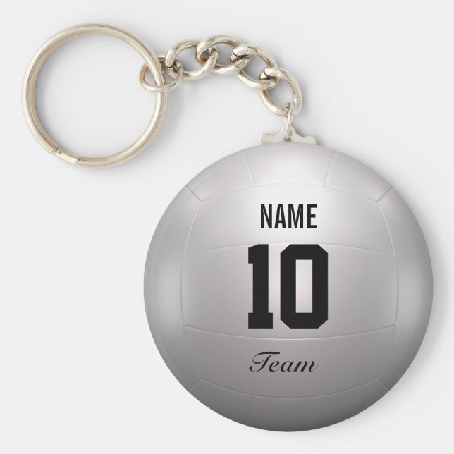 Volleyball Team Sport Nyckelring (Framsidan)