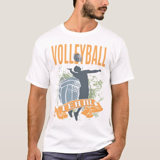 Volleyball Team T Shirt (Framsida)