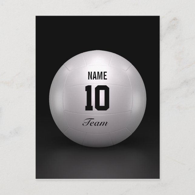 Volleyball Team Vykort (Framsida)