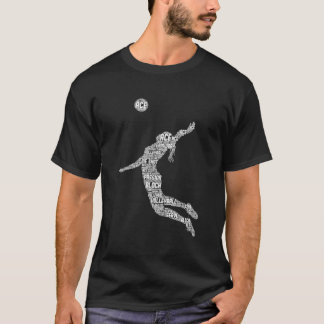 Volleyball Tonåring Girl Women Youth Player T Shirt