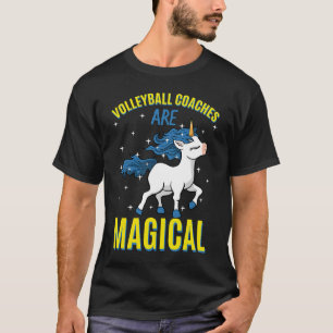 Volleyball-tränare är magiska Unicorn-instruktör T Shirt