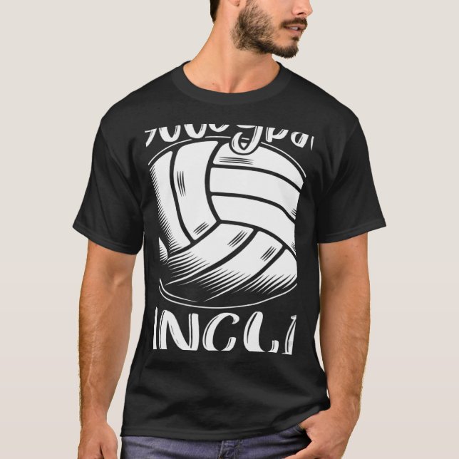 Volleyball Uncle For Family Matching Players Team  T Shirt (Framsida)