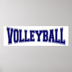 Volleyball Universiteten Stil Poster