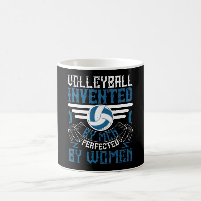 Volleyball - uppmätt av Manar, perfekt för kvinnor Kaffemugg (Center)