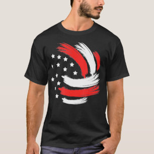 Volleyball USA Sports Player T Shirt