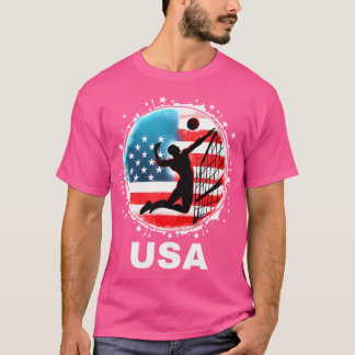 Volleyball Usa United Stater Volleyball Usa Team V T Shirt