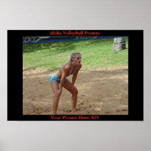 Volleyball-uttryck Poster