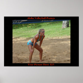 Volleyball-uttryck Poster