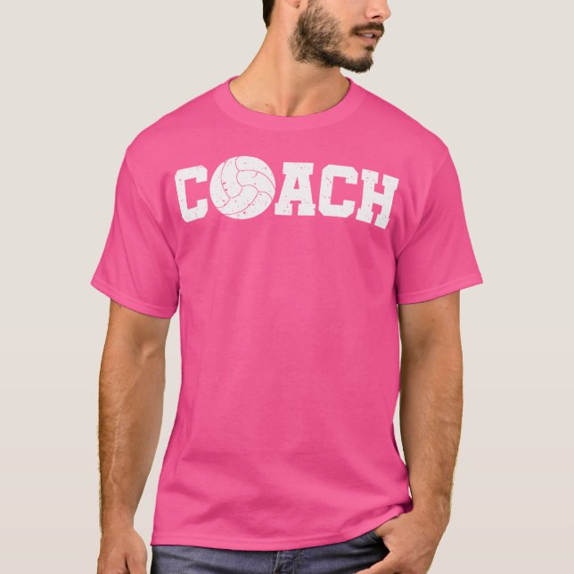 Volleyball Vatten Polo Coach T Shirt (Framsida)