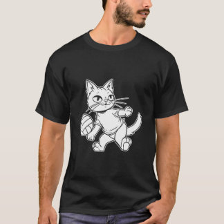 Volleyball Vball Beach Volleyball Cat T Shirt